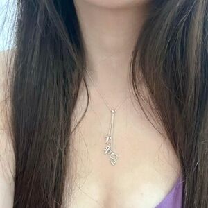 Tiffany & Co. Vguc 16” + 2” drop approx lariat necklace in sterling silver